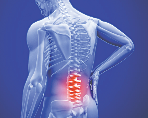 Causes of low back pain in middle-aged women